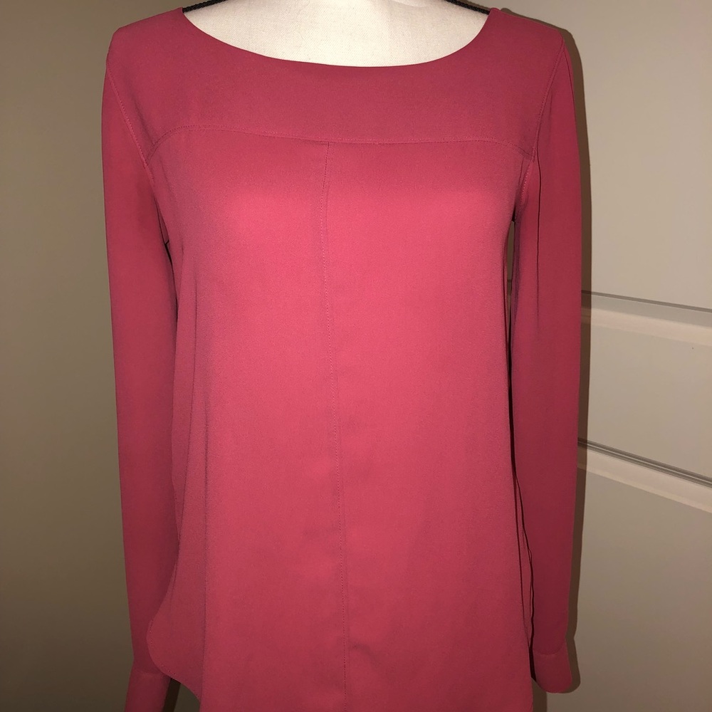 Magenta LOFT long sleeve blouse